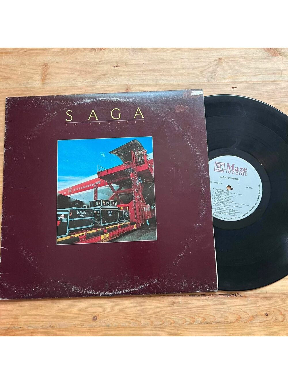 John Hunter - Saga in Transit 33rpm VG+ VR02